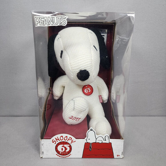 Peanuts Snoopy 65 Anniversary 2015 Large Plush Stuffed Dog - NIB - Picture 1 of 11